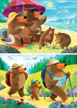 Bear Family Vacations Puzzels;Puzzels voor kinderen - image 2 - Ravensburger
