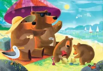 Bear Family Vacations Puzzels;Puzzels voor kinderen - image 3 - Ravensburger