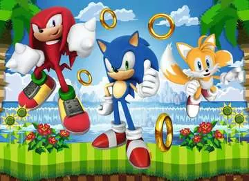 Sonic the Hedgehog 4x100 dílků 2D Puzzle;Dětské puzzle - obrázek 2 - Ravensburger