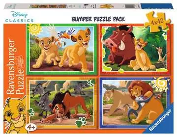 Disney: Lví král 4x42 dílků 2D Puzzle;Dětské puzzle - obrázek 1 - Ravensburger