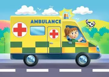 Moje první puzzle Záchranářská vozidla 2/3/4/5 dílků 2D Puzzle;Dětské puzzle - obrázek 3 - Ravensburger