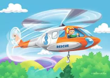 Moje první puzzle Záchranářská vozidla 2/3/4/5 dílků 2D Puzzle;Dětské puzzle - obrázek 5 - Ravensburger