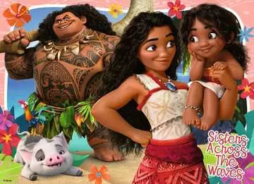 Disney: Vaiana 4x100 dílků 2D Puzzle;Dětské puzzle - obrázek 2 - Ravensburger