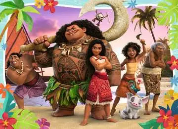 Disney: Vaiana 4x100 dílků 2D Puzzle;Dětské puzzle - obrázek 3 - Ravensburger