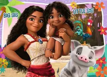 Disney: Vaiana 4x100 dílků 2D Puzzle;Dětské puzzle - obrázek 4 - Ravensburger