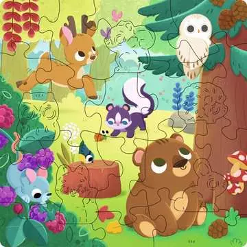 Forest Animals, 22pc Wooden Puzzle Palapelit;Lasten palapelit - Kuva 2 - Ravensburger