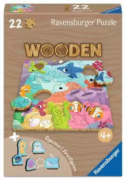 Sea Animals - Wooden Puslespill;Barnepuslespill - bilde 1 - Ravensburger