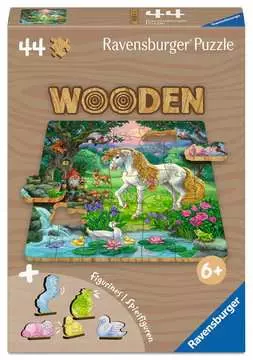 Yksisarvinen, 44-osainen puupulmapeli Palapelit;Lasten palapelit - Kuva 1 - Ravensburger