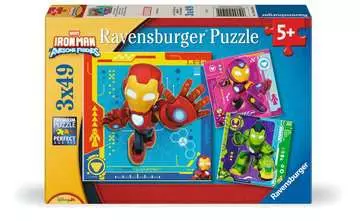Iron Man & His Awesome Friends, 3x 49pc Palapelit;Lasten palapelit - Kuva 1 - Ravensburger