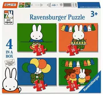 nijntje 70 jaar 4 in a box Puzzels;Puzzels voor kinderen - image 1 - Ravensburger