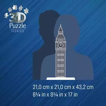 Iconics Big Ben with Light 216p 3D puzzels;Puzzle 3D Bâtiments - Image 5 - Ravensburger