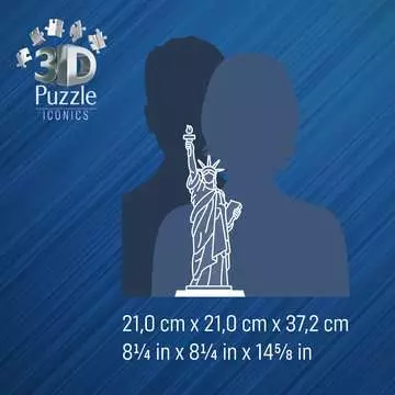 Statue de la Liberté illuminée 3D puzzels;Puzzle 3D Bâtiments - Image 5 - Ravensburger