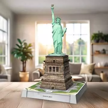 Statue de la Liberté illuminée 3D puzzels;Puzzle 3D Bâtiments - Image 6 - Ravensburger