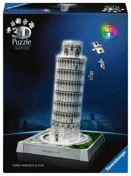 Tour de Pise illuminée 3D puzzels;Puzzle 3D Bâtiments - Image 1 - Ravensburger