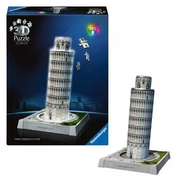 Tour de Pise illuminée 3D puzzels;Puzzle 3D Bâtiments - Image 3 - Ravensburger