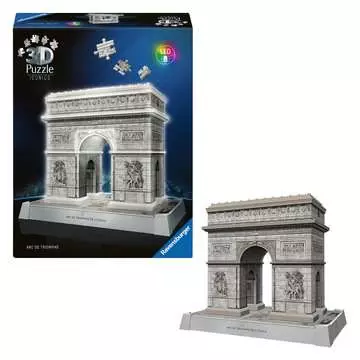 Arc de Triomphe illuminé 3D puzzels;Puzzle 3D Bâtiments - Image 3 - Ravensburger