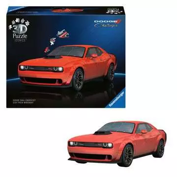 Iconics: Dodge Challenger R/T Scat Pack Widebody 3D puzzels;3D Puzzle Specials - image 3 - Ravensburger