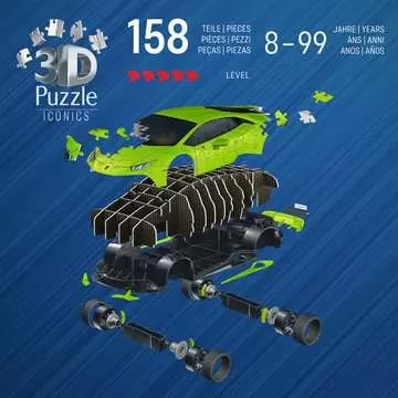 Iconics: Lamborghini Huracán EVO 3D puzzels;3D Puzzle Specials - image 4 - Ravensburger