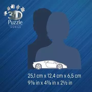 Iconics: Lamborghini Huracán EVO 3D puzzels;3D Puzzle Specials - image 5 - Ravensburger