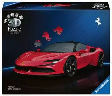 Ferrari Stradale 3D Puzzle, 108pc 3D Puzzle®;Muodot - Kuva 1 - Ravensburger