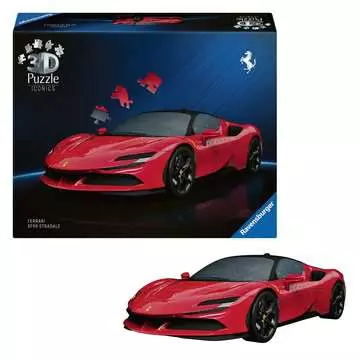 Ferrari Stradale 3D Puzzle, 108pc 3D Puzzle®;Muodot - Kuva 3 - Ravensburger