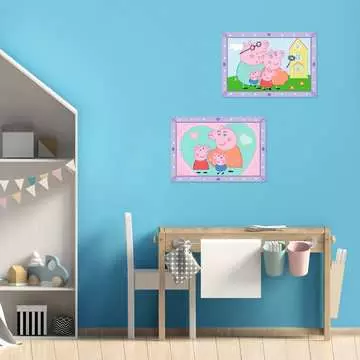 CreArt junior Peppa s familie Hobby;Schilderen op nummer - image 5 - Ravensburger