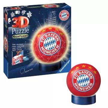 PUZZLE 3D LAMPKA KULA BAYERN MONACH Puzzle 3D;Puzzle Kuliste - Zdjęcie 3 - Ravensburger