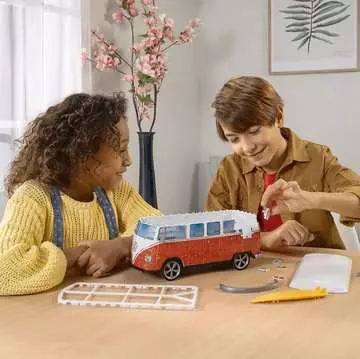 Puzzle 3D Pojazdy: Volkswagen T1 162 elementy Puzzle;Puzzle dla dzieci - Zdjęcie 6 - Ravensburger