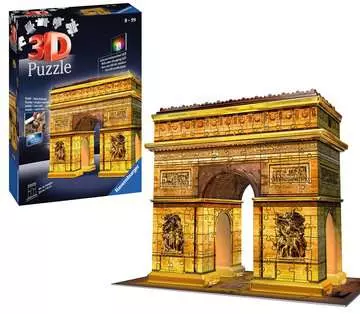 Arco di Trionfo 3D Puzzle;Night Edition - immagine 3 - Ravensburger