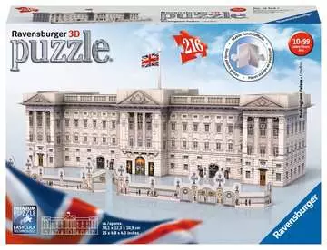 BUCKINGHAM PALACE 3D 216EL Puzzle 3D;Budowle - Zdjęcie 1 - Ravensburger