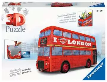 London Bus 3D Puzzle®;Former - Billede 1 - Ravensburger