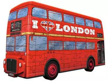 London Bus 3D Puzzle®;Former - bilde 2 - Ravensburger