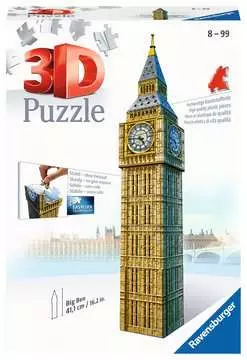 Puzzle 3D Budynki: Big Ben  216 elementów Puzzle 3D;Budowle - Zdjęcie 1 - Ravensburger
