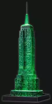 EMPIRE STATE B. NOCĄ 3D 216 EL 14 Puzzle 3D;Night Edition - Zdjęcie 11 - Ravensburger