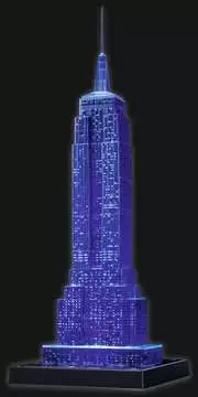 EMPIRE STATE B. NOCĄ 3D 216 EL 14 Puzzle 3D;Night Edition - Zdjęcie 12 - Ravensburger