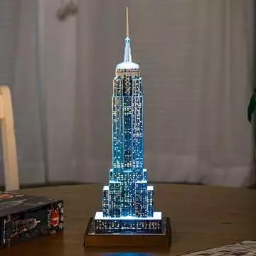 EMPIRE STATE B. NOCĄ 3D 216 EL 14 Puzzle 3D;Night Edition - Zdjęcie 16 - Ravensburger