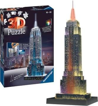 Puzzle 3D 216p Chrysler Building illuminé Ravensburger - Puzzle