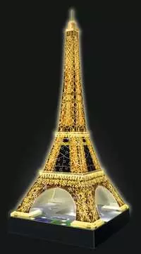 Tour Eiffel-Night Edit.216p Puzzles 3D;Monuments puzzle 3D - Image 4 - Ravensburger