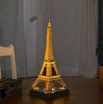 Puzzle 3D Budynki nocą: Wieża Eiffela 216 elementów Puzzle 3D;Night Edition - Zdjęcie 9 - Ravensburger