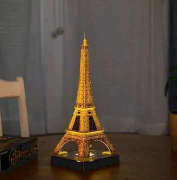 Tour Eiffel illuminée 3D puzzels;Puzzle 3D Bâtiments - Image 10 - Ravensburger