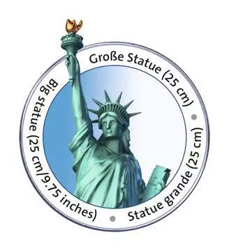 Statue Liberté 108p Puzzles 3D;Monuments puzzle 3D - Image 3 - Ravensburger