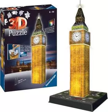 Big Ben Night Edit. 216p. Puzzles 3D;Monuments puzzle 3D - Image 3 - Ravensburger