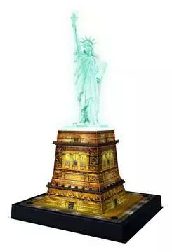 Statue de la Liberté Night E.108p Puzzles 3D;Monuments puzzle 3D - Image 2 - Ravensburger