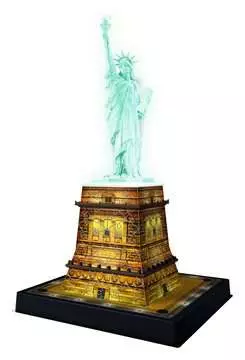 Statue of Liberty Light Up 3D Puzzle®;Natudgave - Billede 2 - Ravensburger