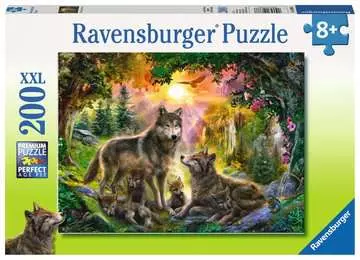 RODZINA WILKÓW W SŁOŃCU 200EL XXL Puzzle;Puzzle dla dzieci - Zdjęcie 1 - Ravensburger