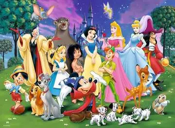 Disney: Oblíbené postavy 200 dílků 2D Puzzle;Dětské puzzle - obrázek 2 - Ravensburger