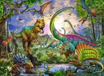 Puzzle 200 p XXL - Le royaume des dinosaures Puzzle;Puzzle enfants - Image 2 - Ravensburger