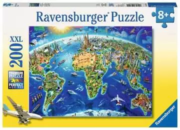 12722 1 世界のランドマーク 200ピース パズル;お子様向けパズル - 画像 1 - Ravensburger