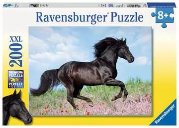 Černý hřebec 200 dílků 2D Puzzle;Dětské puzzle - obrázek 1 - Ravensburger