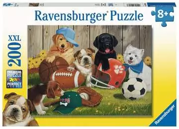 Pejsci hrající si s míči 200 dílků 2D Puzzle;Dětské puzzle - obrázek 1 - Ravensburger
